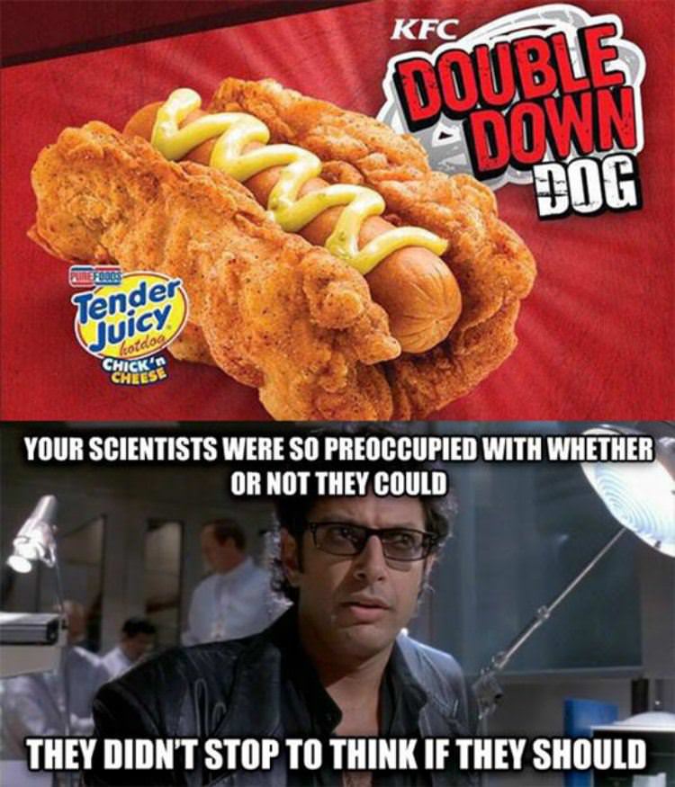 the double down dog funny picture