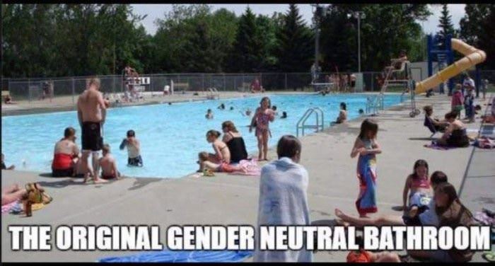 the original gender neutral bathroom funny picture