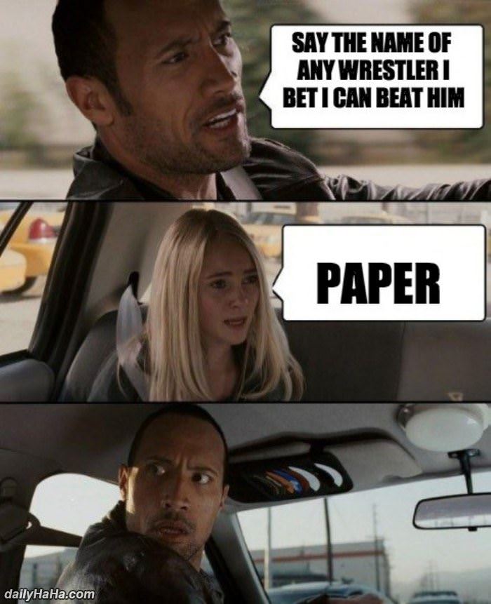 the rock funny picture