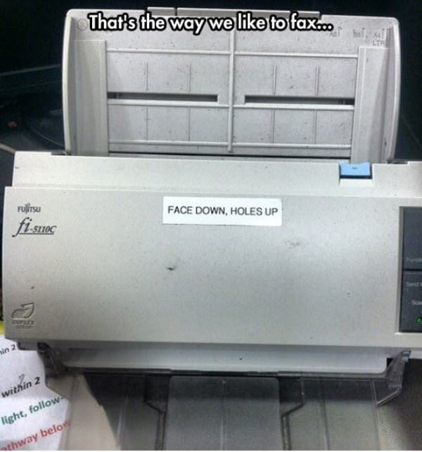 the way i like to fax funny picture