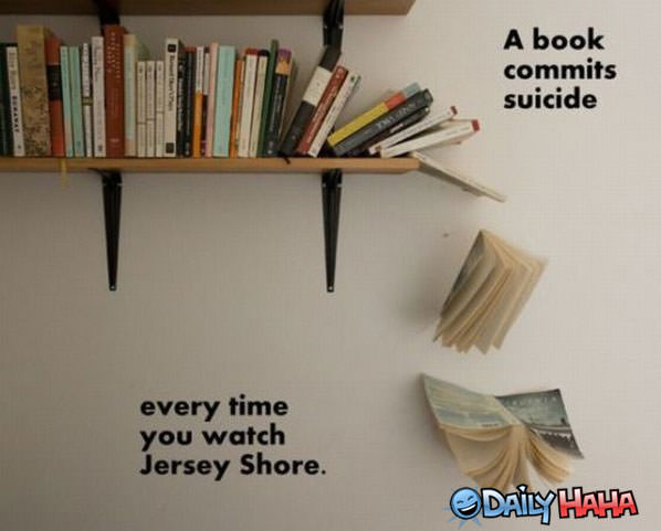 Depressed Books funny picture