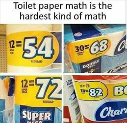 toilet paper math