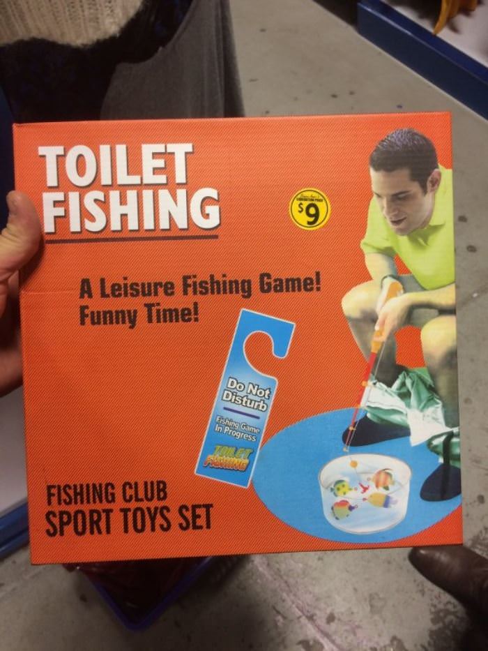 toilet fishing funny picture