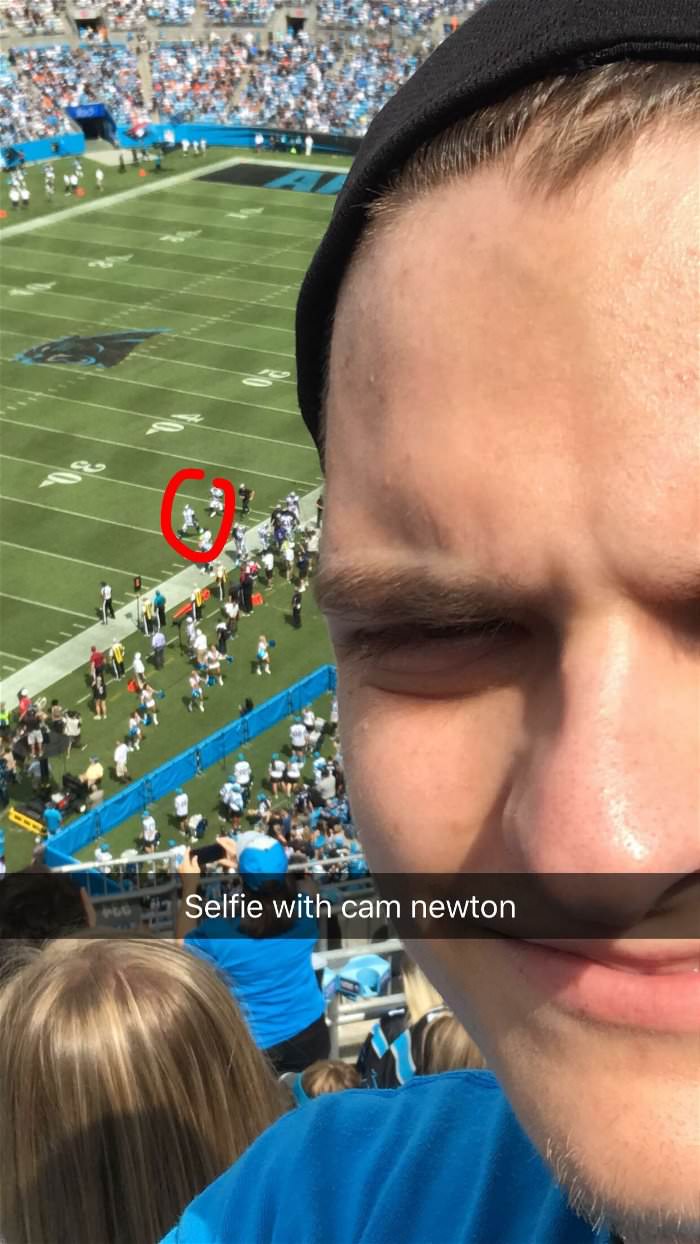 took-a-selfie-with-cam-newton took a selfie with cam newton