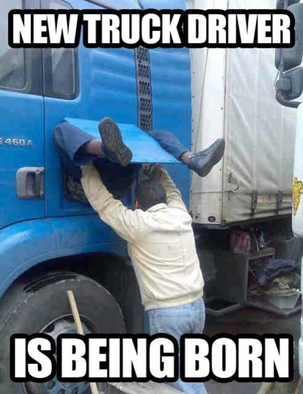 Truck Driver funny picture
