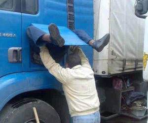 Truck Driver funny picture