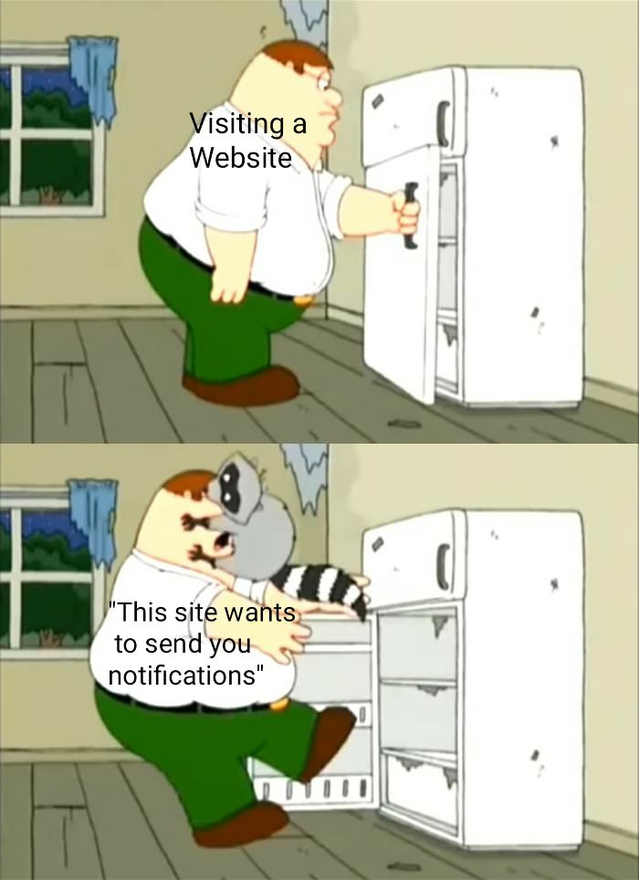 visiting a website