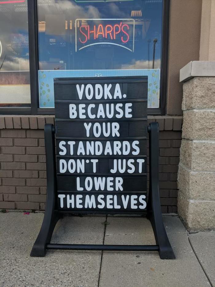 vodka is helpful