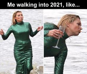 walking into 2021