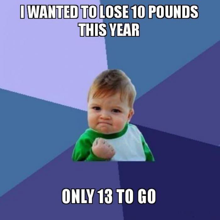 wanted to lose 10 lbs this year funny picture