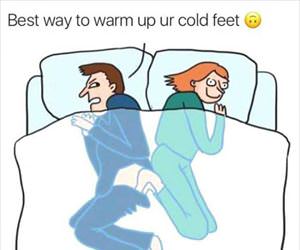 warming up your feet