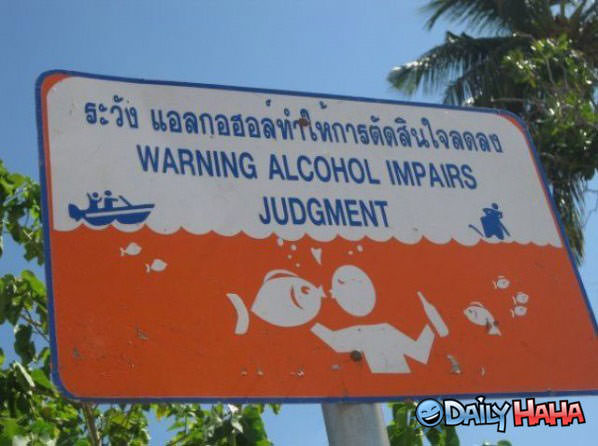 Impaired Judgment funny picture