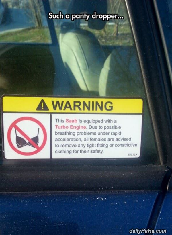 warning sticker funny picture