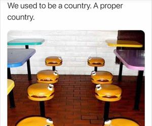 we used to be a proper country