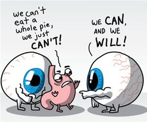 we cant eat all that pie funny picture