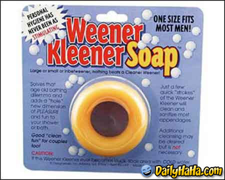 This is a weird type of soap...