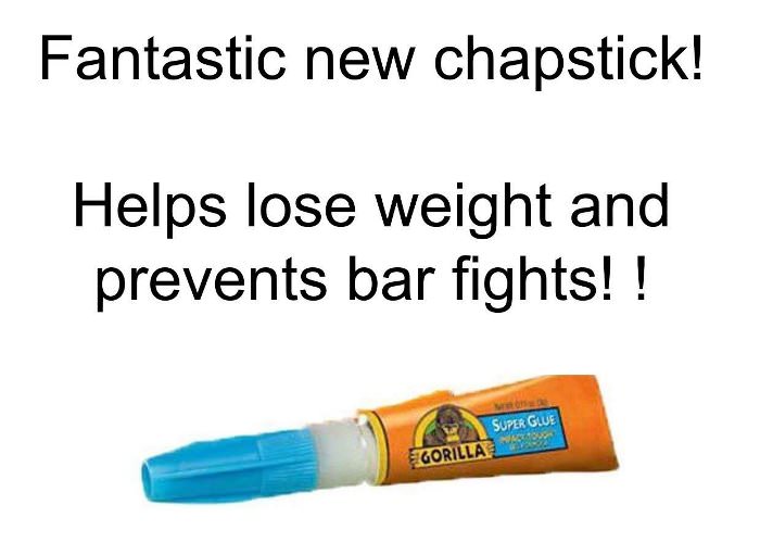 weight loss chapstick