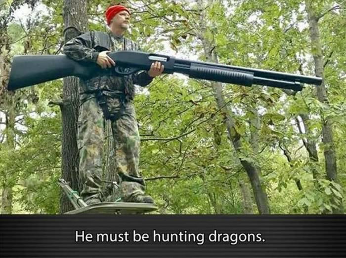 what is he hunting