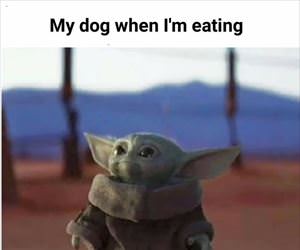 when I am eating