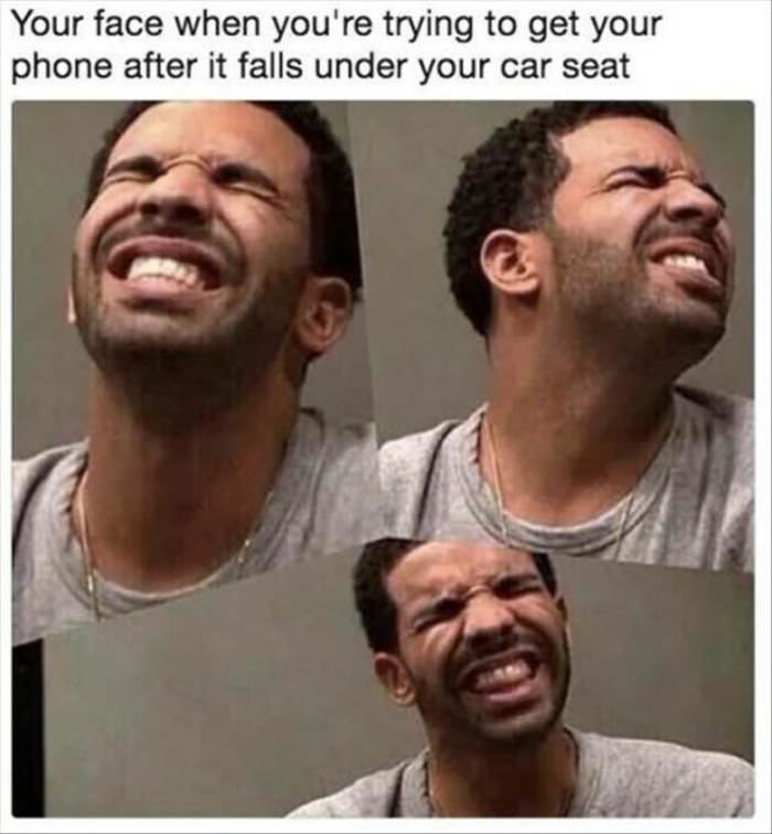 when the phone falls