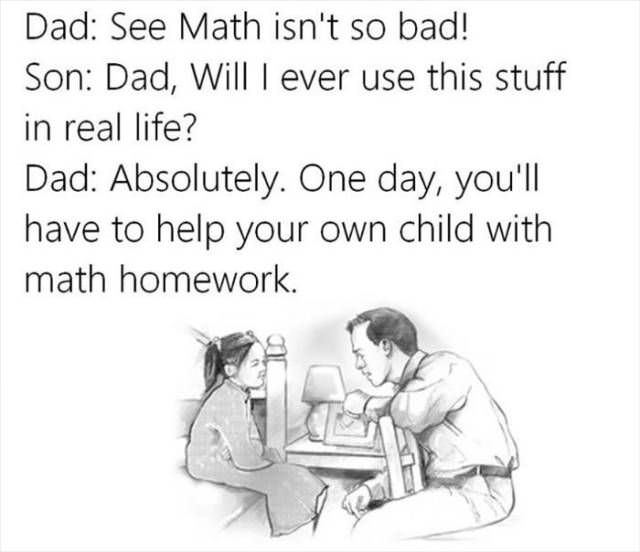 when will we use math funny picture