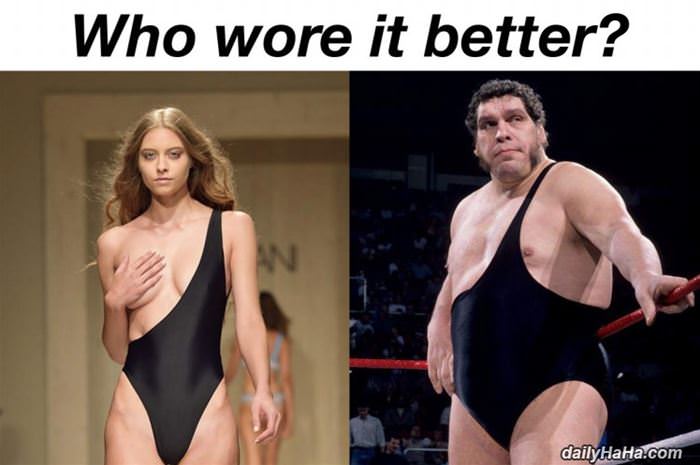 who wore it better funny picture