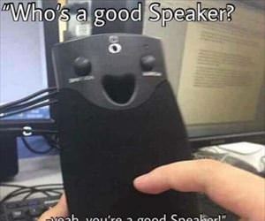 whos a good speaker