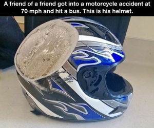 Always Wear A Helmet funny picture