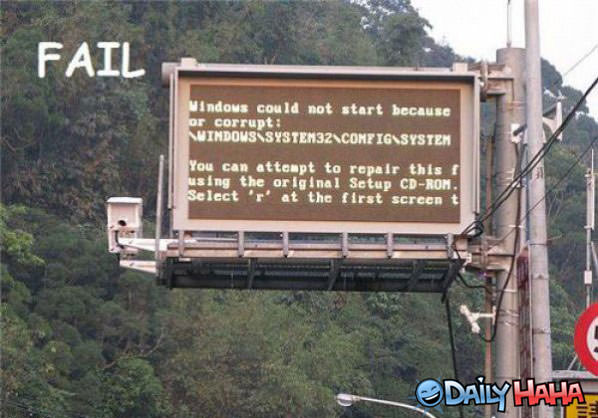 Windows Fail funny picture