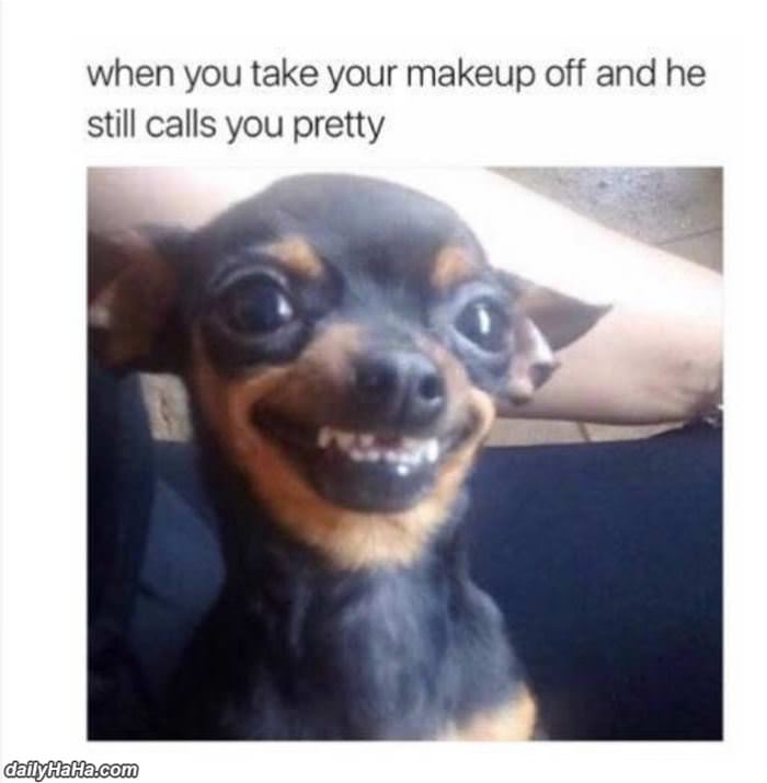 without any makeup funny picture