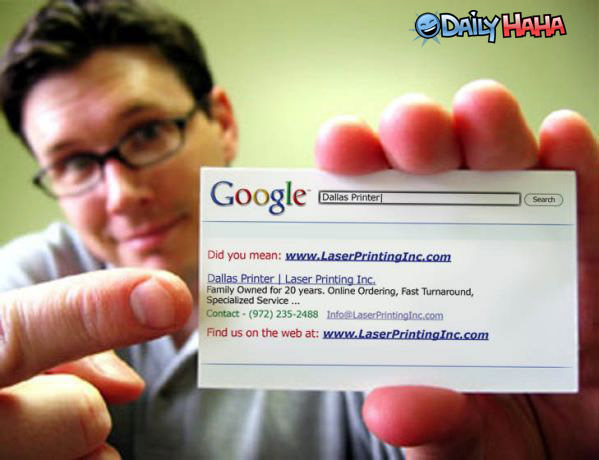 Google Business Card Picture