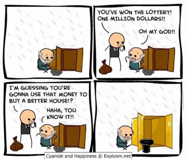 Lottery Winner funny picture