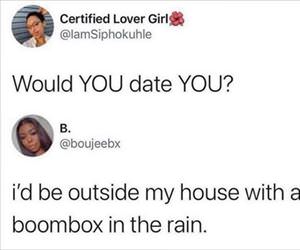 would you date you