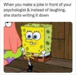 write down a joke