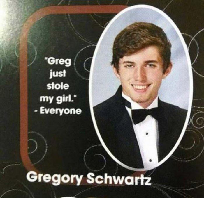 yearbook quote funny picture