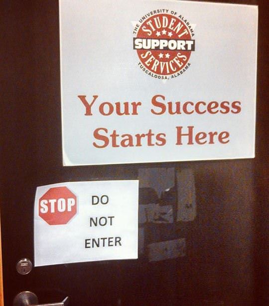 your success starts here funny picture