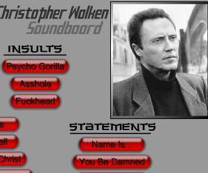 Christopher Walken Soundboard