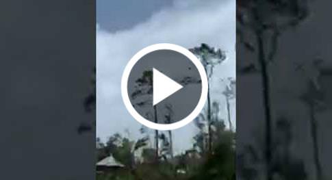 Incredible Video Shot Inside The Eye Of Hurricane Michael