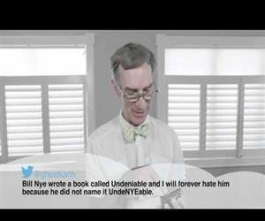 bill nye reading mean tweets Funny Video
