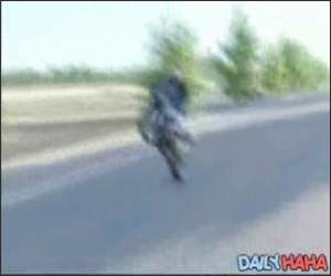 Insane Motorcycle stunt