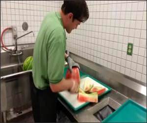 Cutting Watermelon Funny Video