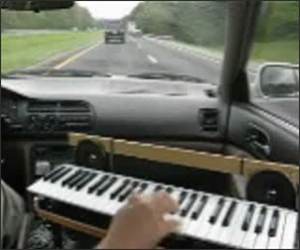Driving and playing keyboards