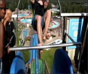 Water Slide with Style Funny Video