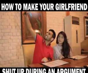 how to make your girlfriend quiet Funny Video