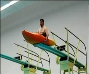 Kayak High Dive Funny Video