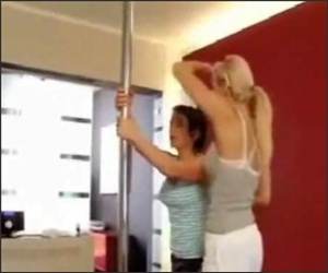 Pole Dancing and Cat Fight