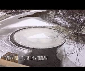 really cool ice disk Funny Video