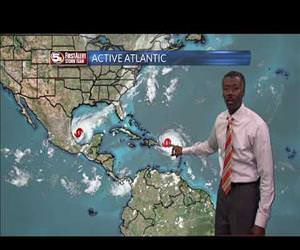 the best weatherman ever descrives hurricane Funny Video