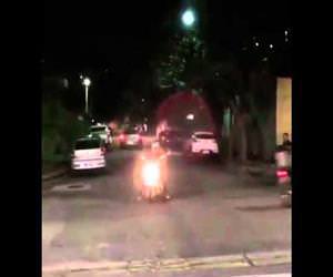 this moped has a loud engine Funny Video
