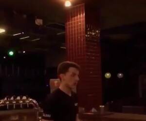 bartender with some incredible skills 